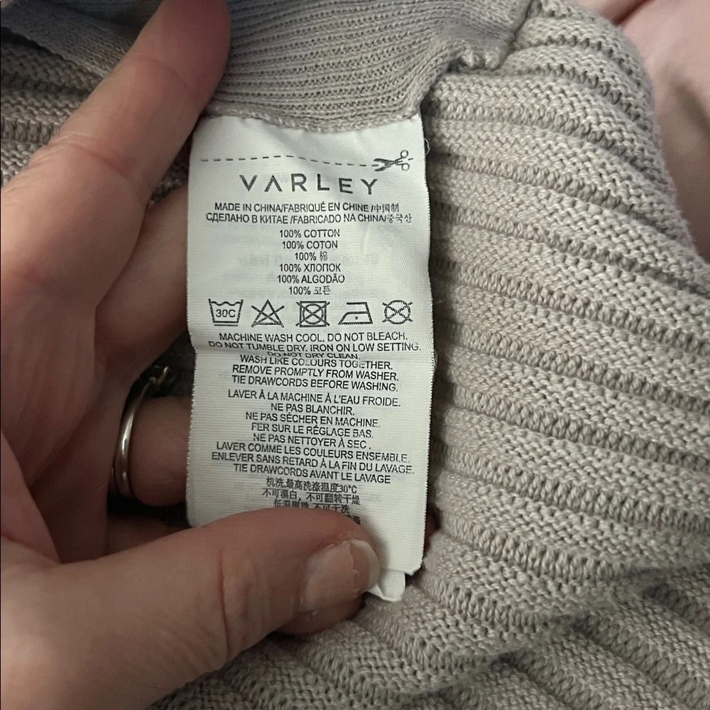 Varley Talbot Ribbed Side Zip Pullover Small - Picture 7 of 9